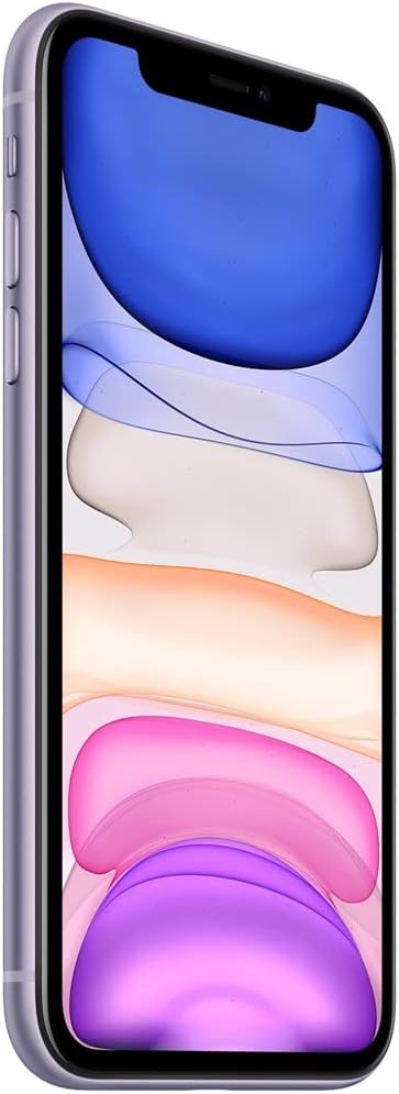 Apple iPhone 11, 64GB, Purple - Fully Unlocked (Renewed)