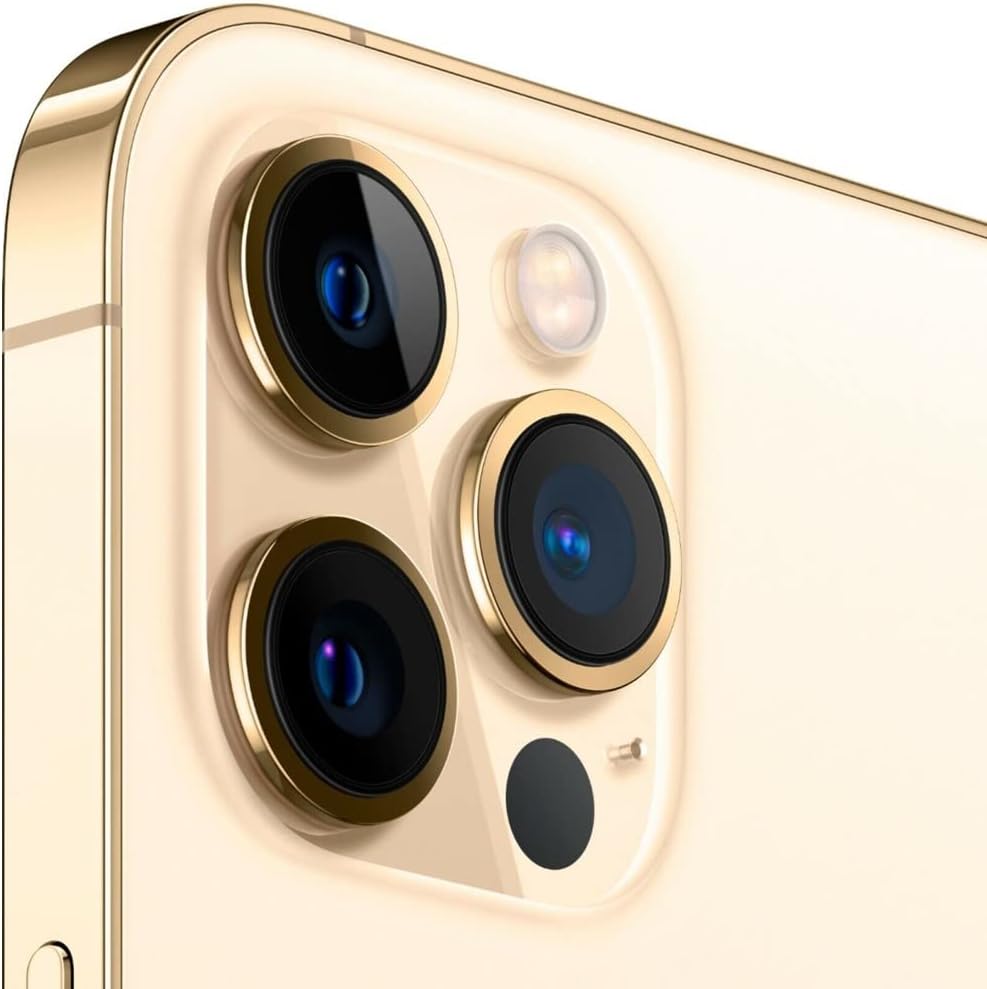 Apple iPhone 12 Pro, 128GB, Gold - Fully Unlocked (Renewed)