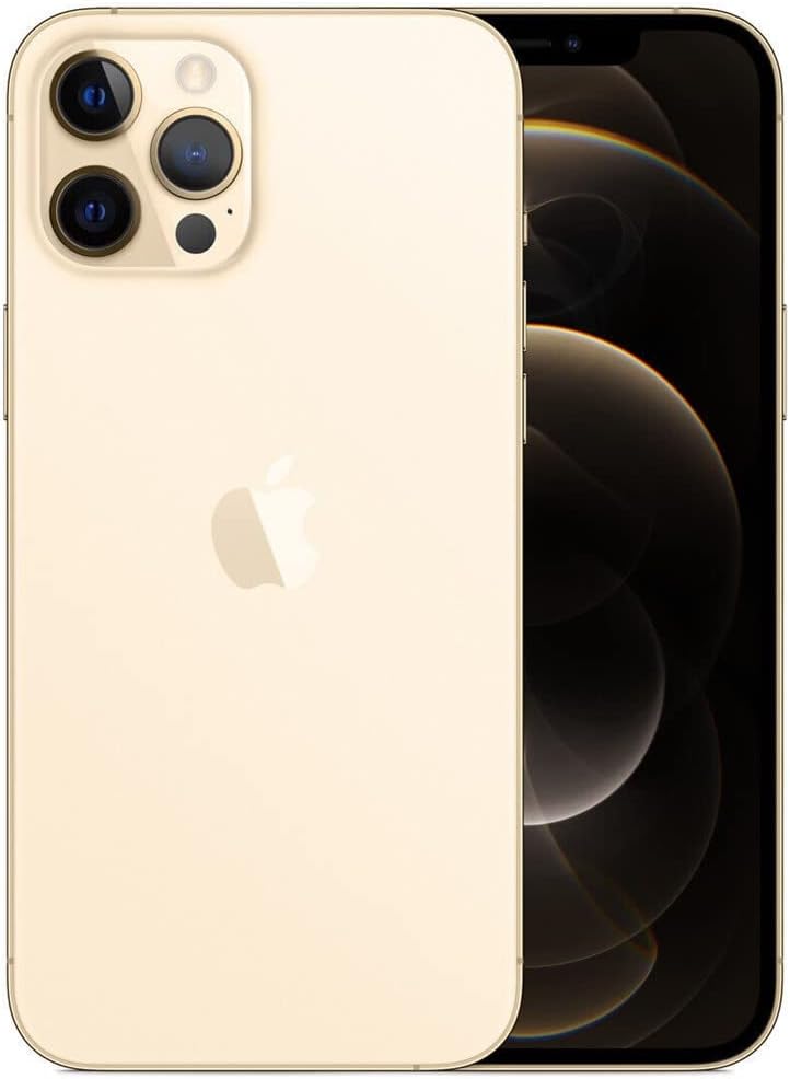 Apple iPhone 12 Pro, 128GB, Gold - Fully Unlocked (Renewed)