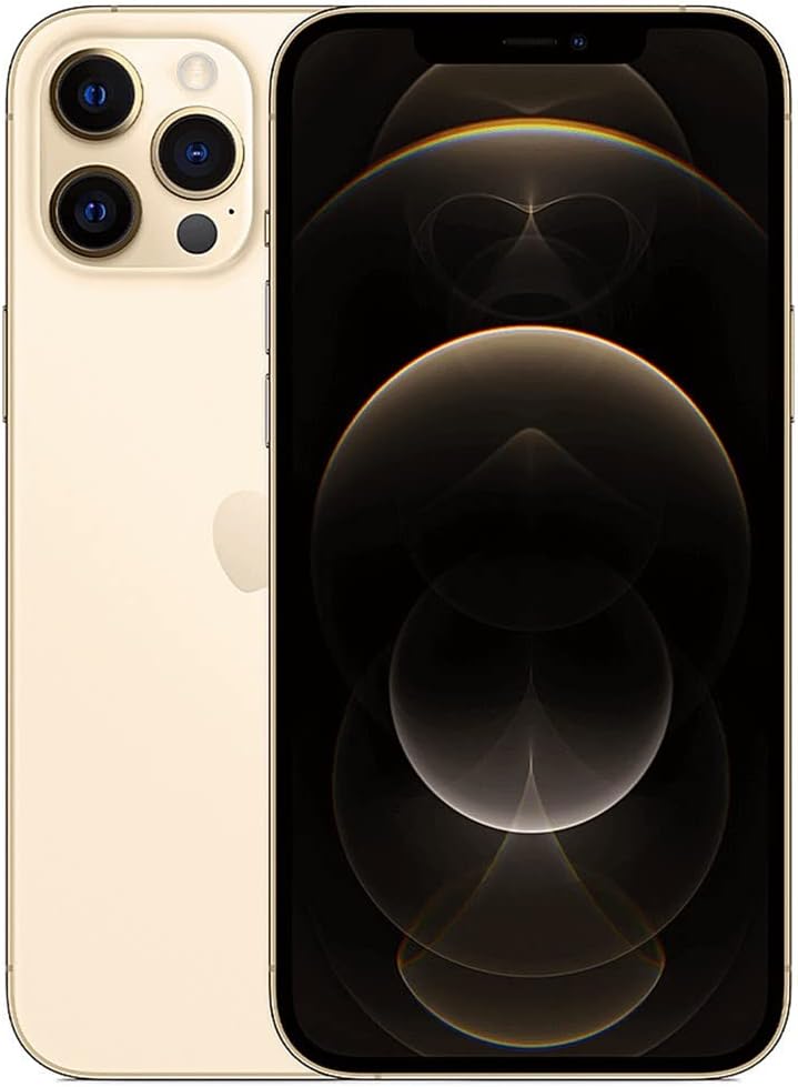 Apple iPhone 12 Pro, 128GB, Gold - Fully Unlocked (Renewed)