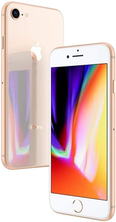 Apple iPhone 8, 64GB, Gold - Unlocked (Renewed)