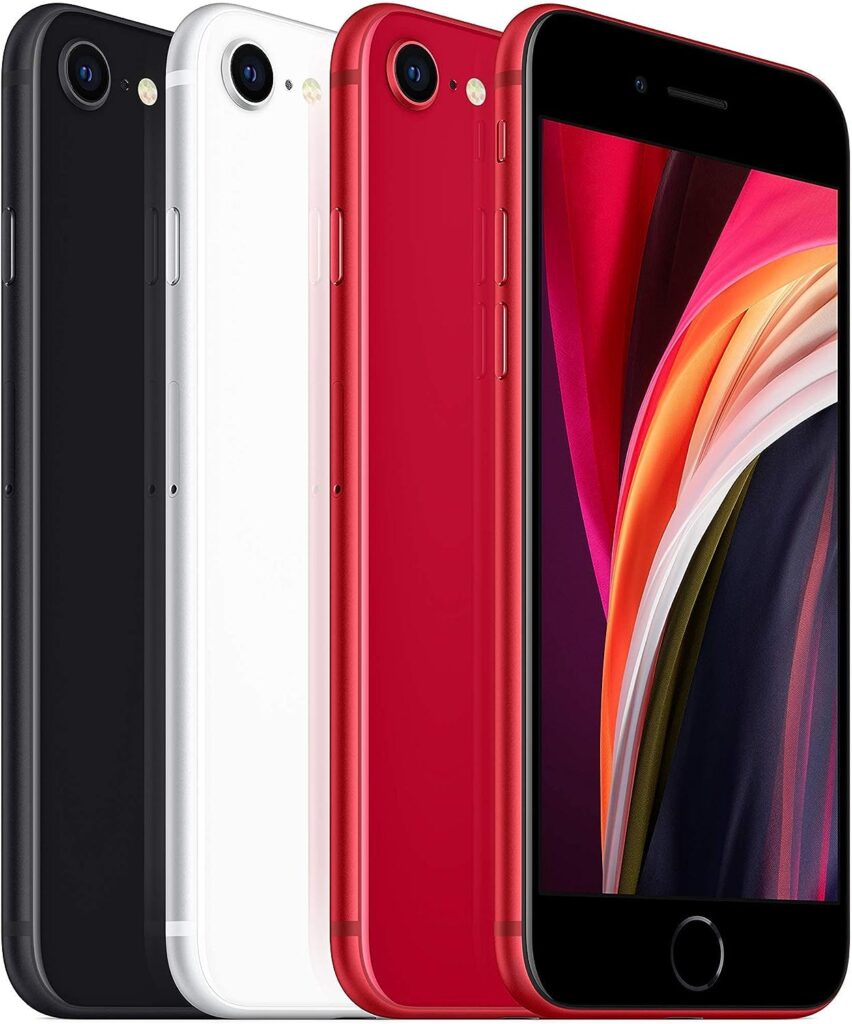 Apple iPhone SE (2nd Generation), US Version, 128GB, Red - Unlocked (Renewed)