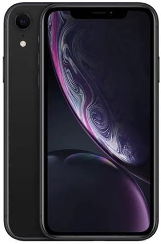 Apple iPhone XR, 64GB, Black - Unlocked (Renewed)