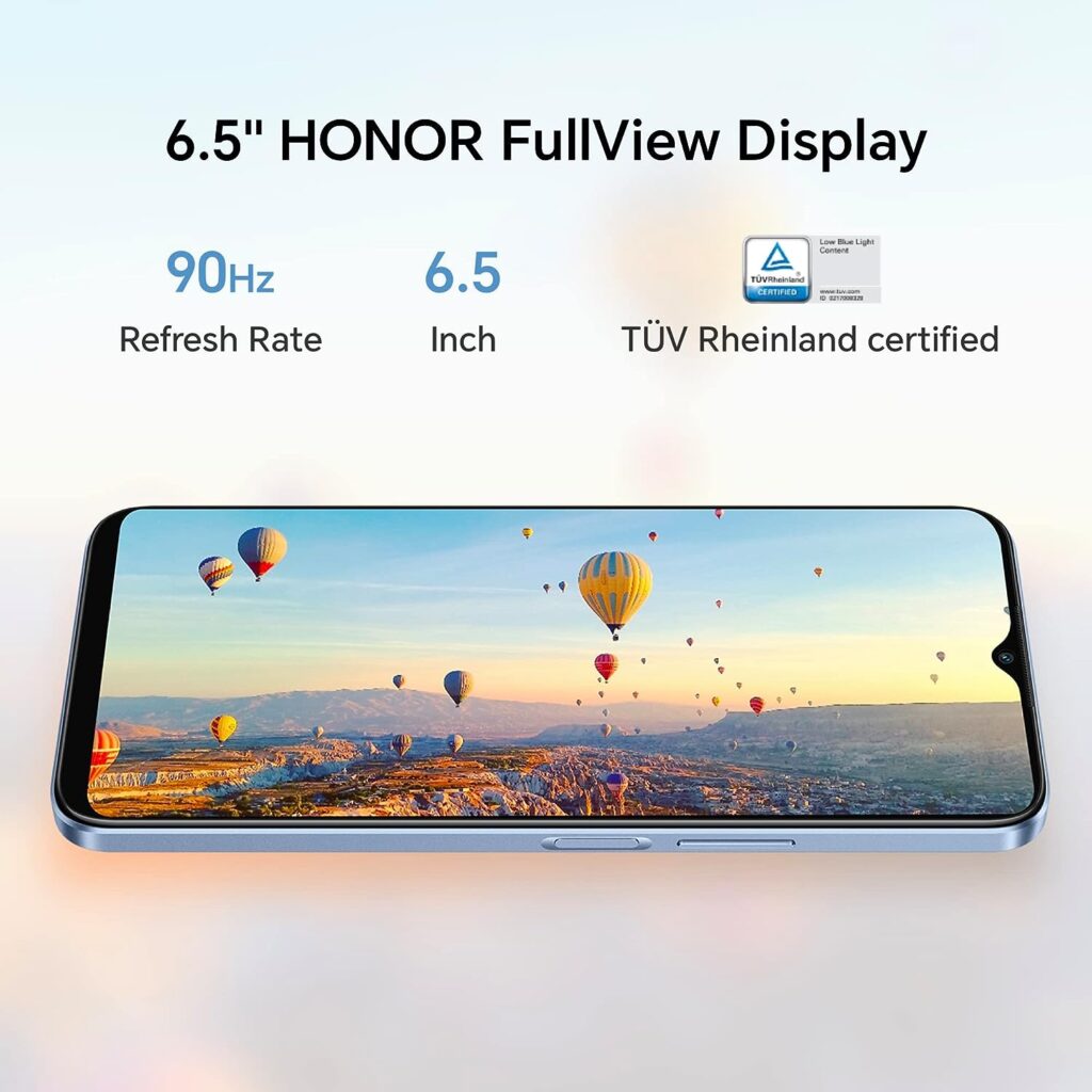 HONOR 70 Lite, Smartphone 5G, 4GB+128GB, 6,5” 90Hz FullView Display, 5000 mAh, Android 12, Dual SIM, Midnight Black