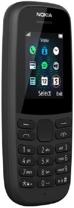 Nokia 105 (4th Edition) all carriers 1.77 Inch UK SIM Free Feature Phone (Single SIM) – Black