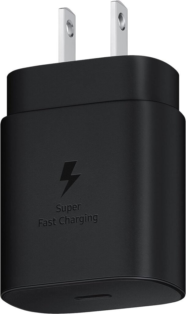 SAMSUNG 25W USB-C Super Fast Charging Wall Charger - Black (US Version with Warranty)