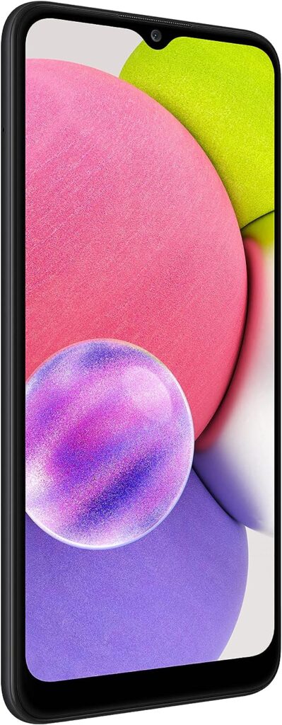Samsung Galaxy A03s Android Smartphone, 6.5-inch Infinity-V HD+ Display, 3GB RAM and 32GB of expandable internal memory, 5,000 mAh battery, Black [UK Version]