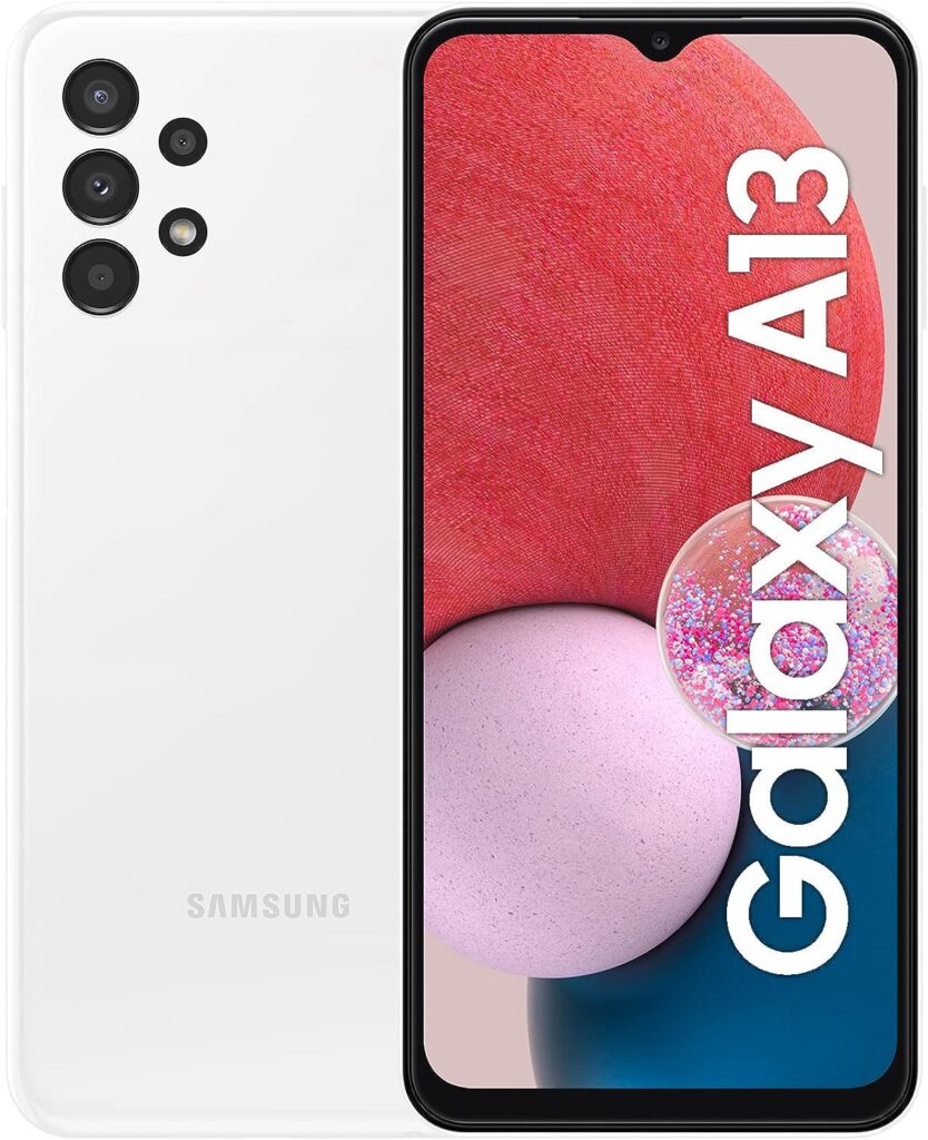 Samsung Galaxy A13 Mobile Phone SIM Free Android Smartphone 64 GB Awesome White