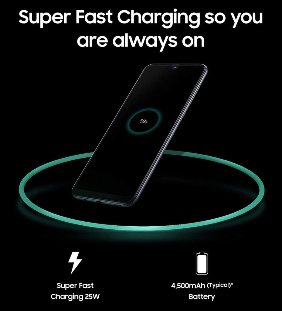 Samsung Galaxy A70 Dual-SIM 128GB 6.7-Inch FHD+ Android 9 Pie UK Version Smartphone - Black, (UK Version)