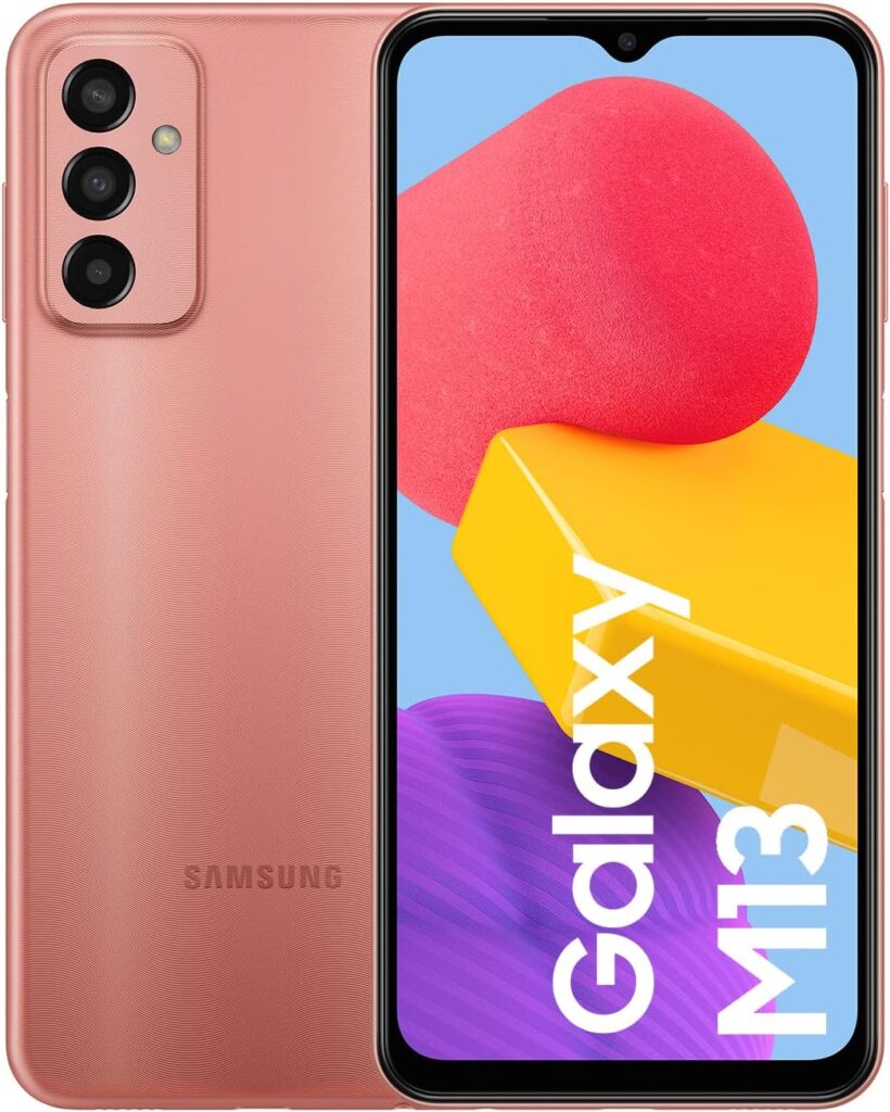 Samsung Galaxy M13 Mobile Phone SIM Free Android Smartphone 4GB RAM 64GB Storage Orange Copper [Amazon Exclusive] : Amazon.co.uk: Electronics  Photo