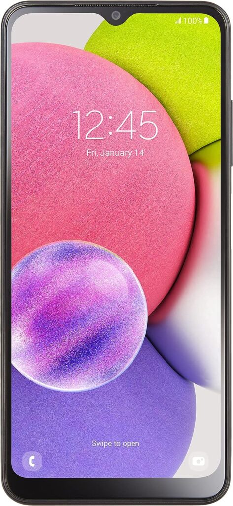 Total by Verizon Samsung Galaxy A03s, 32GB, Black - Prepaid Smartphone (Locked)