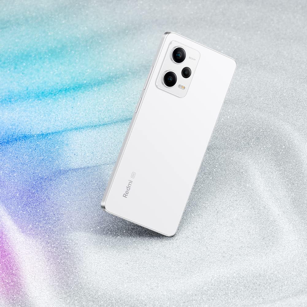 Xiaomi Redmi Note 12 Pro 5G Smartphone, 6+128GB, 6.67 Inch FHD+ Flow AMOLED DotDisplay, 5,000 mAh, 50MP Camera, 67W Turbo Charging, Dual SIM, Polar White (UK Version 2 Year Warranty)