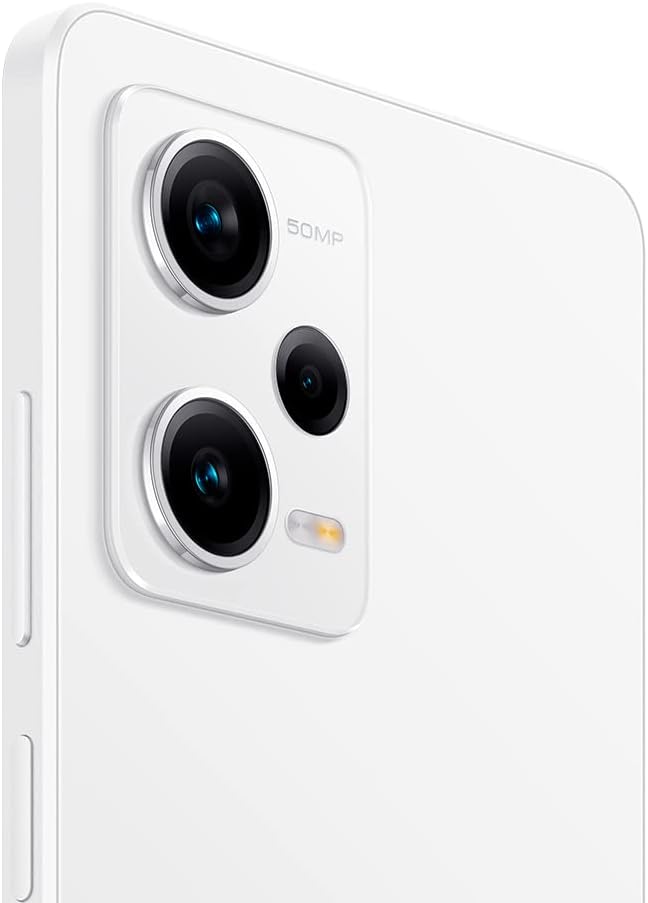 Xiaomi Redmi Note 12 Pro 5G Smartphone, 6+128GB, 6.67 Inch FHD+ Flow AMOLED DotDisplay, 5,000 mAh, 50MP Camera, 67W Turbo Charging, Dual SIM, Polar White (UK Version 2 Year Warranty)