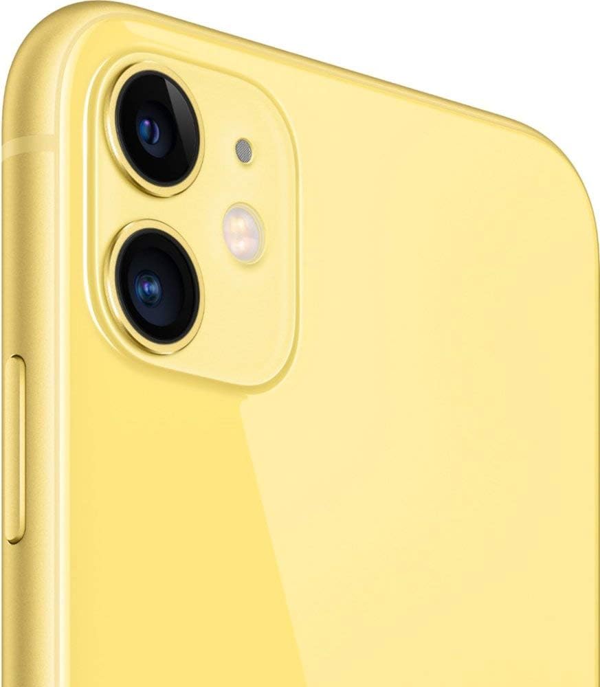 Apple iPhone 11, 128GB, Yellow - Unlocked (Renewed Premium)