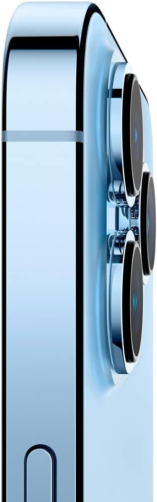 Apple iPhone 13 Pro, 128GB, Sierra Blue - Unlocked (Renewed)