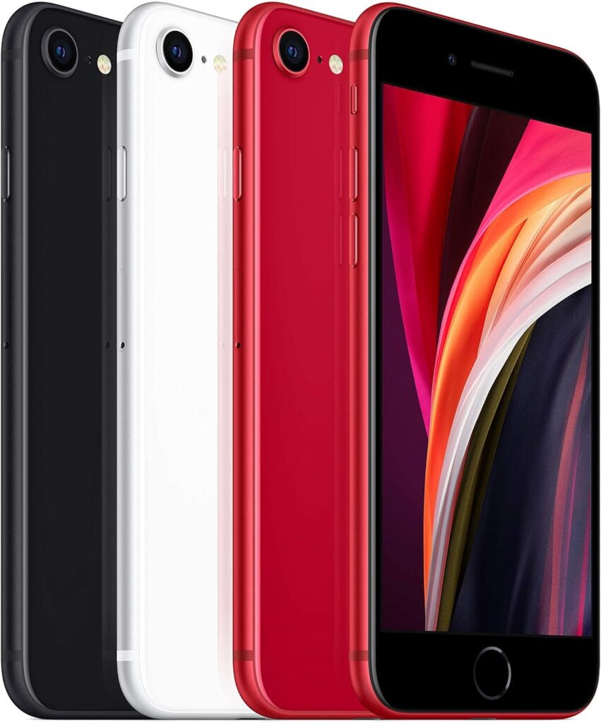 Apple iPhone SE, 64GB, Black - Fully Unlocked (Renewed Premium)