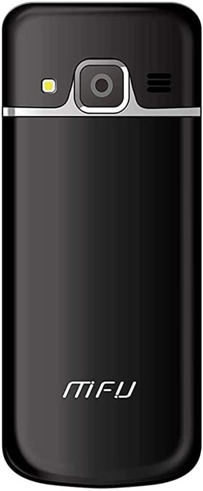 MFU Dual SIM free Unlocked Mobile Phone M670 2G GSM only 2.4 Inch Large Display Simple Feature Phone Music Player FM Radio Long Battery 1000mAh (black)
