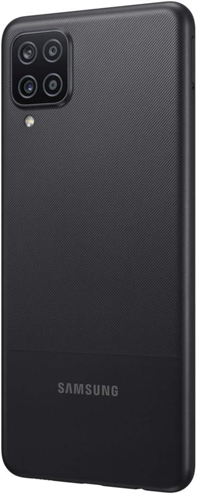 Samsung Galaxy A12 (32GB, 3GB) 6.5 HD+, Quad Camera, 5000mAh Battery, Global 4G Volte (ATT Unlocked for T-Mobile, Verizon, Metro) A125U (Black) (Renewed)