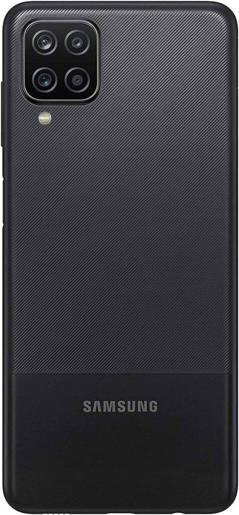 Samsung Galaxy A12 (32GB, 3GB) 6.5 HD+, Quad Camera, 5000mAh Battery, Global 4G Volte (ATT Unlocked for T-Mobile, Verizon, Metro) A125U (Black) (Renewed)
