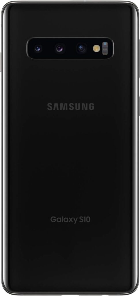 Samsung Galaxy S10 Factory Unlocked Android Cell Phone | US Version | 128GB of Storage | Fingerprint ID and Facial Recognition | Long-Lasting Battery | Prism Black (SM-G973U1ZKAX)