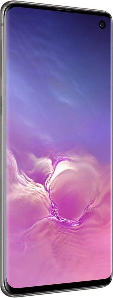 Samsung Galaxy S10 Factory Unlocked Android Cell Phone | US Version | 128GB of Storage | Fingerprint ID and Facial Recognition | Long-Lasting Battery | Prism Black (SM-G973U1ZKAX)