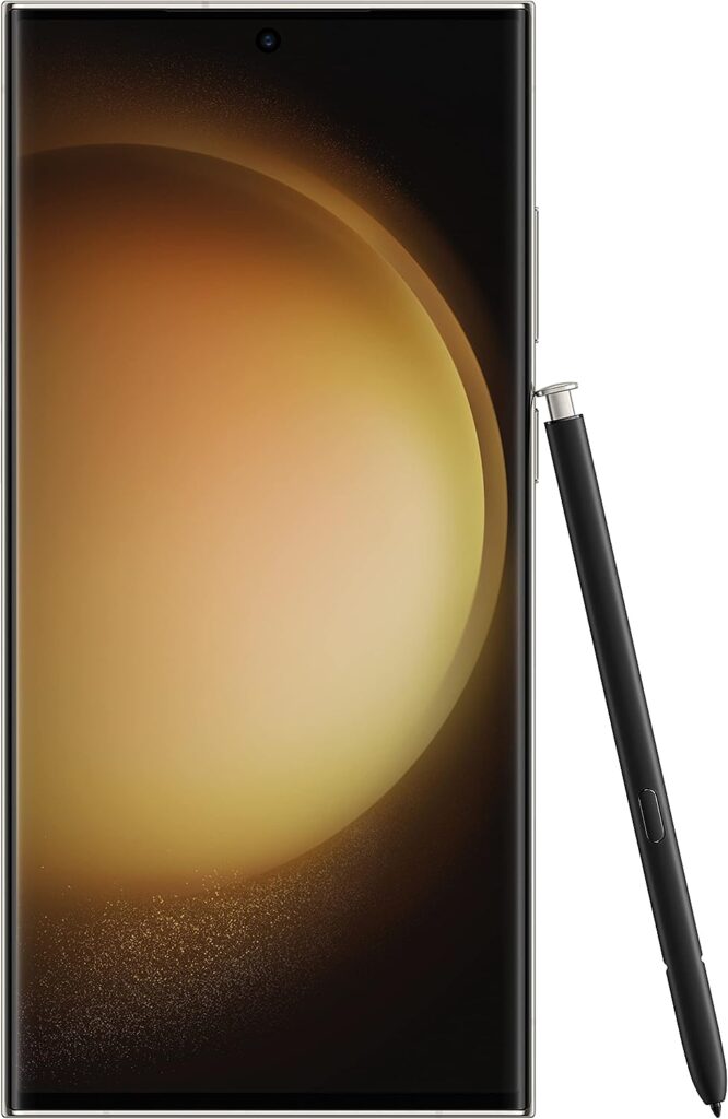 SAMSUNG Galaxy S23 Ultra Cell Phone, Factory Unlocked Android Smartphone, 256GB, 200MP Camera, Night Mode, Long Battery Life, S Pen, Adaptive Display, US Version, 2023, Cream