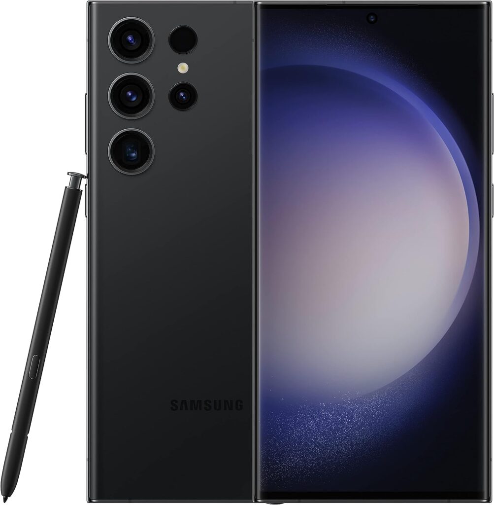SAMSUNG Galaxy S23 Ultra Cell Phone, Factory Unlocked Android Smartphone, 512GB, 200MP Camera, Night Mode, Long Battery Life, S Pen, US Version, 2023 Phantom Black