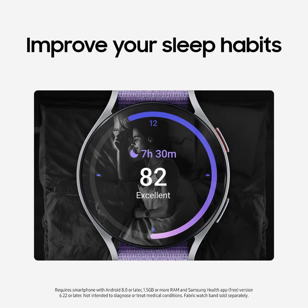 SAMSUNG Galaxy Watch 6 40mm Bluetooth Smartwatch w/ Fitness Tracker, Personalized HR Zones, Advanced Sleep Coaching, Heart Monitor, BIA Sensor, US Version, Gold SAMSUNG Galaxy Watch 6 40mm Bluetooth Smartwatch w/ Fitness Tracker, Personalized HR Zones, Advanced Sleep Coaching, Heart Monitor, BIA Sensor, US Version, Gold