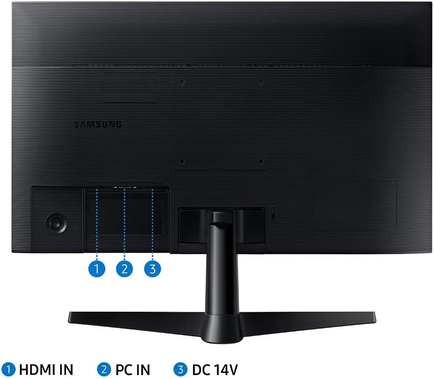 SAMSUNG T35F Series 27-Inch FHD 1080p Computer Monitor, 75Hz, IPS Panel, HDMI, VGA (D-Sub), 3-Sided Border-Less, FreeSync (LF27T350FHNXZA)