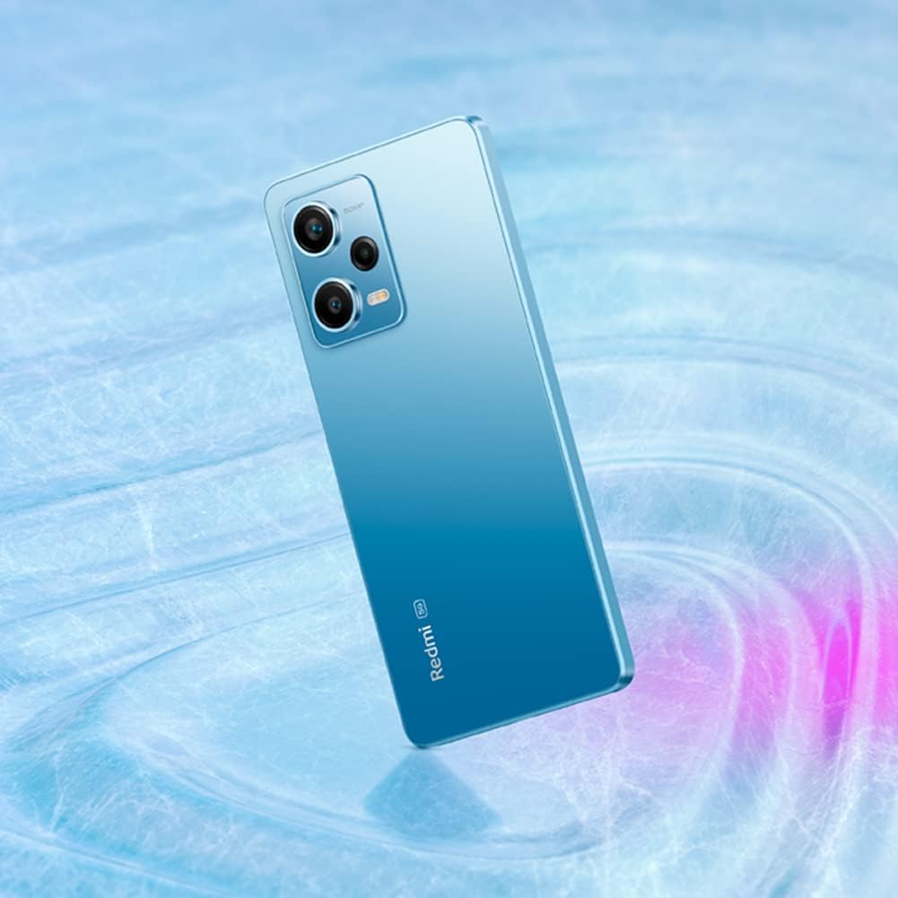 Xiaomi Redmi Note 12 Pro 5G Smartphone, 6+128GB, 6.67 Inch FHD+ Flow AMOLED DotDisplay, 5,000 mAh, 50MP Camera, 67W Turbo Charging, Dual SIM, Sky Blue (UK Version 2 Year Warranty)